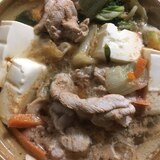 キムチ湯豆腐